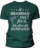 If Grandad Can't Fix It shirt in Forest Green