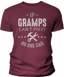 If Gramps Can't Fix It shirt in Maroon