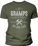 If Gramps Can't Fix It shirt in Military Green
