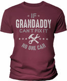 If Grandaddy Can't Fix It shirt in Maroon