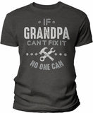 If Grandpa Can't Fix It shirt in Dark Heather