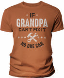 If Grandpa Can't Fix It shirt in Texas Orange