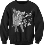 Cousin Eddie Shitter Was Full Christmas sweatshirt - Black