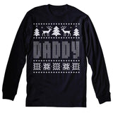 Daddy Funny Christmas long sleeve shirt - Black