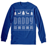 Daddy Funny Christmas long sleeve shirt - Royal