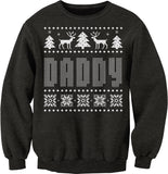 Daddy Funny Christmas sweatshirt - Dark Heather
