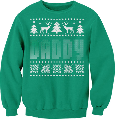 Daddy Funny Christmas sweatshirt - Kelly