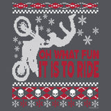 Oh What Fun Dirt Bike Christmas long sleeve shirt - additional product image