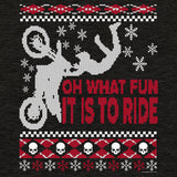 Oh What Fun Dirt Bike Christmas long sleeve shirt - additional product image