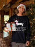 Dachshund Through the Snow Rudolph Christmas long sleeve shirt - additional product image