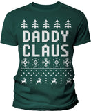 Daddy Claus Funny Christmas t-shirt - Forest Green