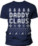 Daddy Claus Funny Christmas t-shirt - Navy