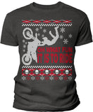 Oh What Fun Dirt Bike Christmas t-shirt - Dark Heather