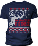 Oh What Fun Dirt Bike Christmas t-shirt - Navy
