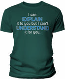 Men's Engineer's Motto shirt in Forest Green