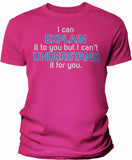 Men's Engineer's Motto shirt in Heliconia