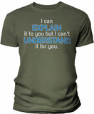 Men's Engineer's Motto shirt in Military Green