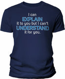 Men's Engineer's Motto shirt in Navy