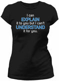 Women's Engineer's Motto shirt in Black