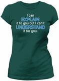 Women's Engineer's Motto shirt in Forest Green