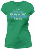 Women's Engineer's Motto shirt in Kelly Green