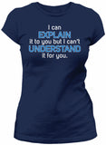Women's Engineer's Motto shirt in Navy