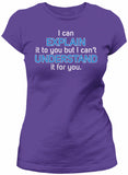 Women's Engineer's Motto shirt in Purple