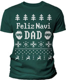Feliz Navi Dad Christmas t-shirt - Forest