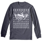 Gremlins Christmas long sleeve shirt - Charcoal