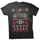 Gear Head Biker Motorcycle Christmas t-shirt - Black