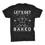 Let's Get Baked Gingerbread Christmas t-shirt - Black