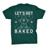 Let's Get Baked Gingerbread Christmas t-shirt - Forest Green