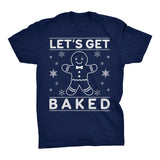 Let's Get Baked Gingerbread Christmas t-shirt - Navy