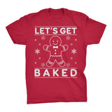 Let's Get Baked Gingerbread Christmas t-shirt - Red