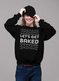 Let's Get Baked Funny Christmas sweatshirt - additional product image