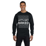 Let's Get Baked Funny Christmas long sleeve shirt - additional product image