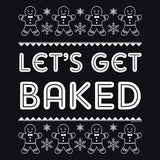 Let's Get Baked Funny Christmas long sleeve shirt - additional product image