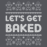 Let's Get Baked Funny Christmas long sleeve shirt - additional product image