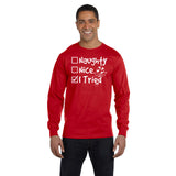 Naughty Nice I Tried Christmas long sleeve shirt - additional product image