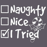 Naughty Nice I Tried Christmas sweatshirt - additional product image