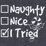Naughty Nice I Tried Christmas sweatshirt - additional product image