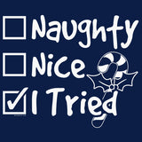 Naughty Nice I Tried Christmas long sleeve shirt - additional product image