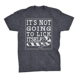 It's Not Gonna Lick Itself Christmas t-shirt - Dark Heather