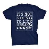 It's Not Gonna Lick Itself Christmas t-shirt - Navy