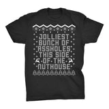 Jolliest Bunch of Assholes Christmas t-shirt - Black