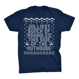 Jolliest Bunch of Assholes Christmas t-shirt - Navy