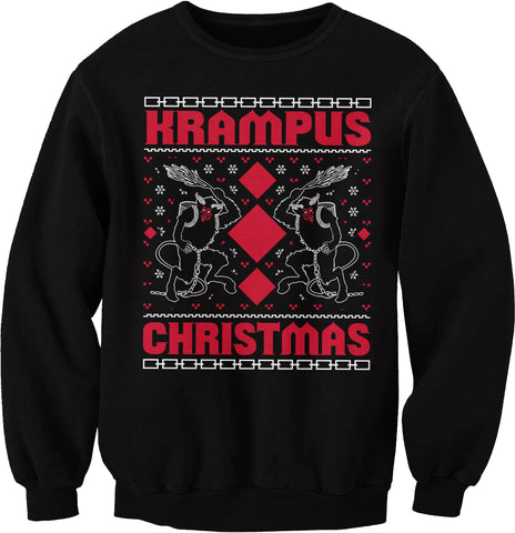 Krampus Christmas sweatshirt - Black