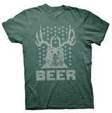 Bear Deer Beer Christmas t-shirt - Forest