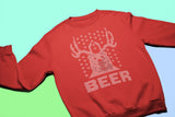 Bear Deer Beer Christmas sweatshirt - additional product image