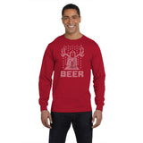 Bear Deer Beer Christmas long sleeve shirt - additional product image